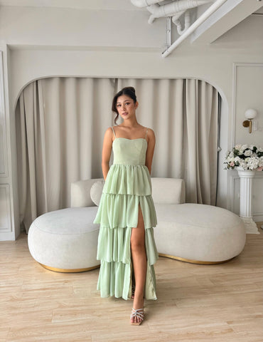 Eloise maxi dress (LIGHT SAGE)