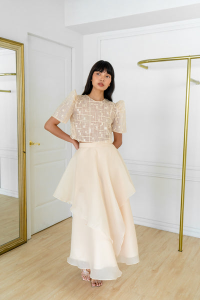 Maria top (ABSTRACT EMBROIDERY)