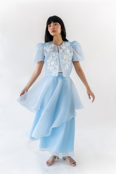 Natalia skirt (POWDER BLUE)