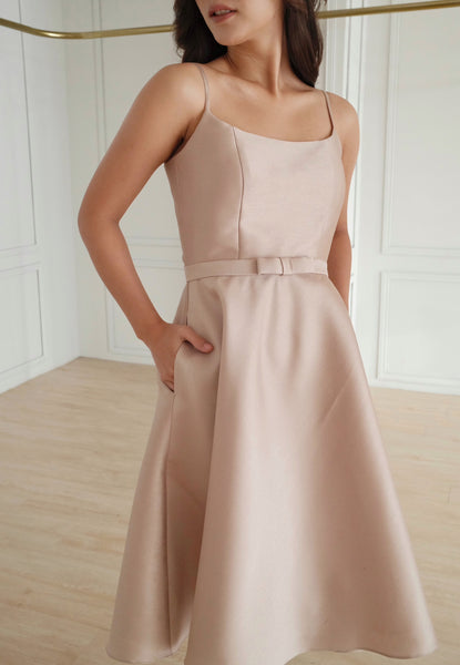 Ligaya midi dress (TAN)