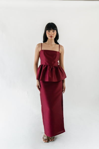 Gloria top (MAROON)