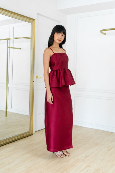 Gloria top (MAROON)