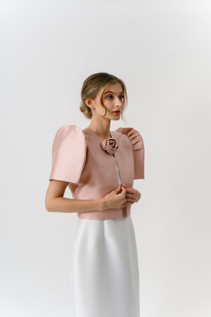 Reyna blazer (BLUSH)