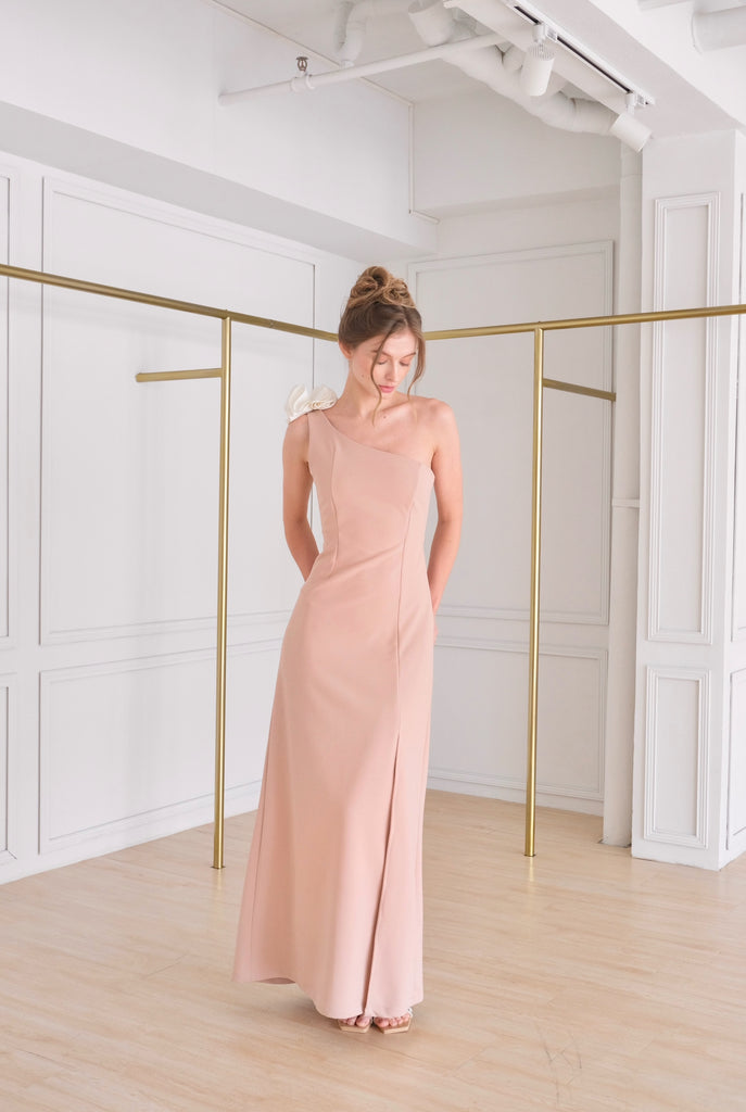 Margaret maxi dress (NUDE BLUSH) Suzy Clothing Margaret maxi dress (NUDE BLUSH) Suzy Clothing