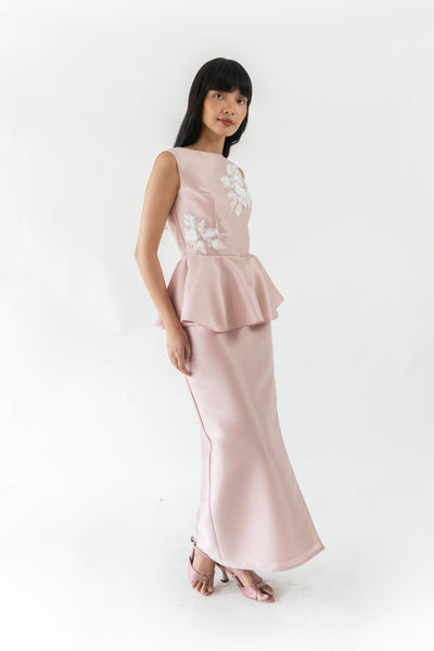 Yumi top (BLUSH with Embroidery)