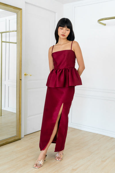 Gloria top (MAROON)