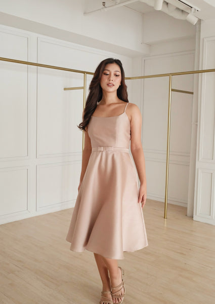 Ligaya midi dress (TAN)