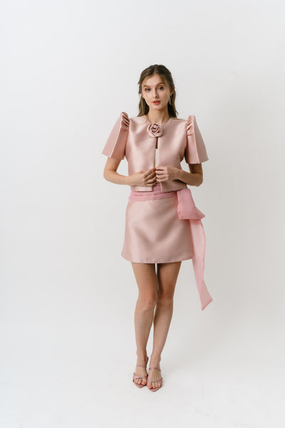Bettina mini skirt (BLUSH)