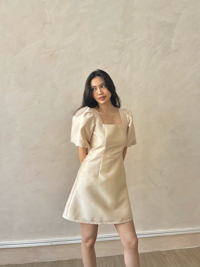 Sandrine mini dress (CHAMPAGNE) Suzy Clothing Sandrine mini dress (CHAMPAGNE) Suzy Clothing
