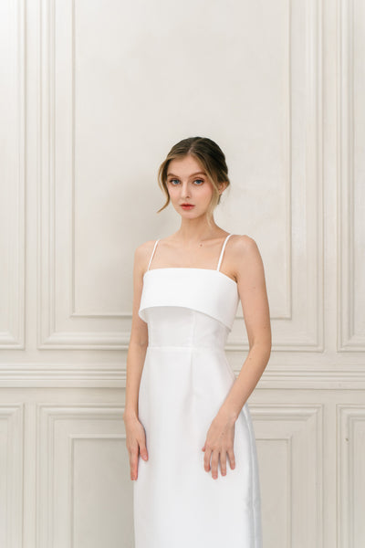 Rebecca maxi dress (WHITE)