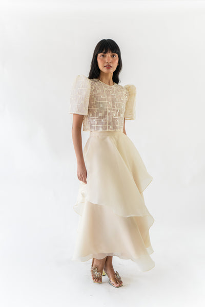 Maria top (ABSTRACT EMBROIDERY)