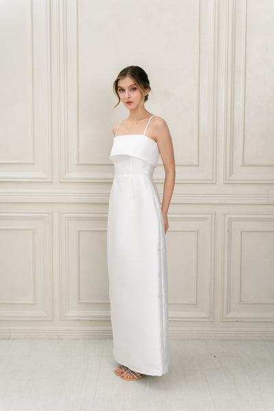 Rebecca maxi dress (WHITE)