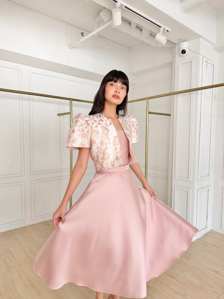 Amihan midi skirt (BLUSH)