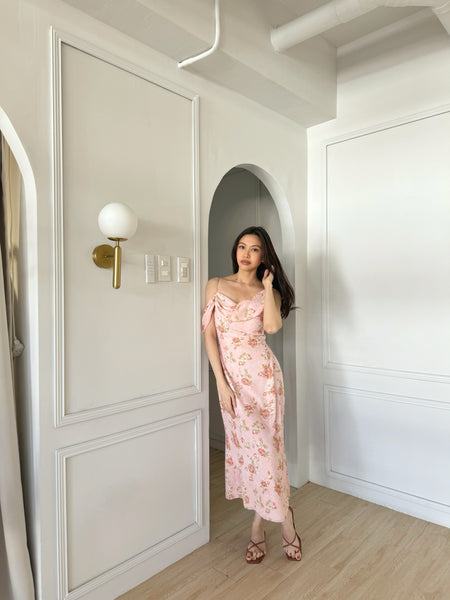 Celine dress (PINK FLORAL)