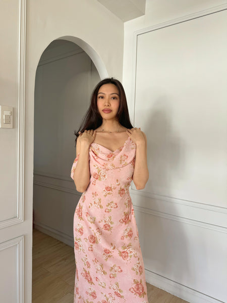 Celine dress (PINK FLORAL)