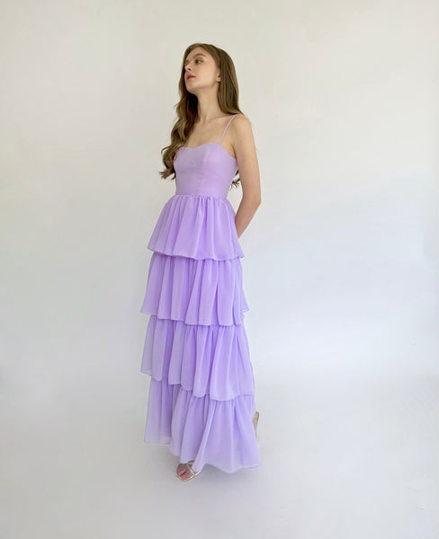 Eloise maxi dress (LILAC)