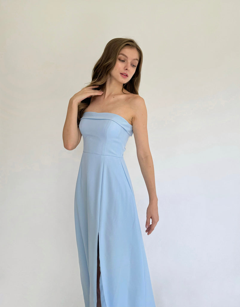 powder blue dresses for women Constance dress (POWDER BLUE) – Suzy Clothing