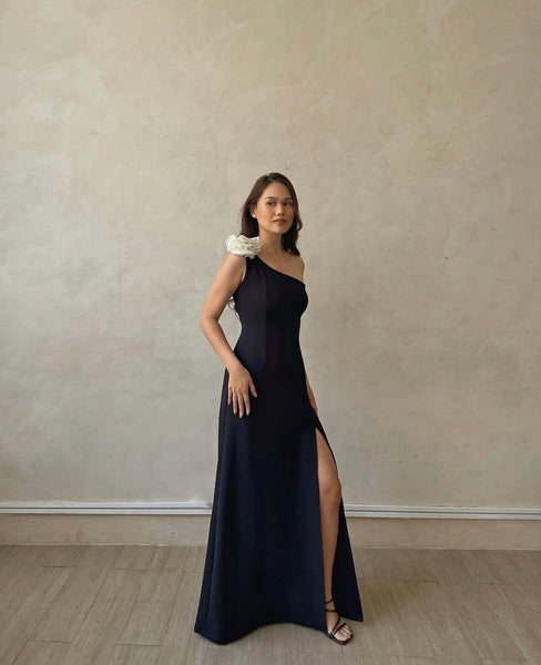 Margaret maxi dress (BLACK)