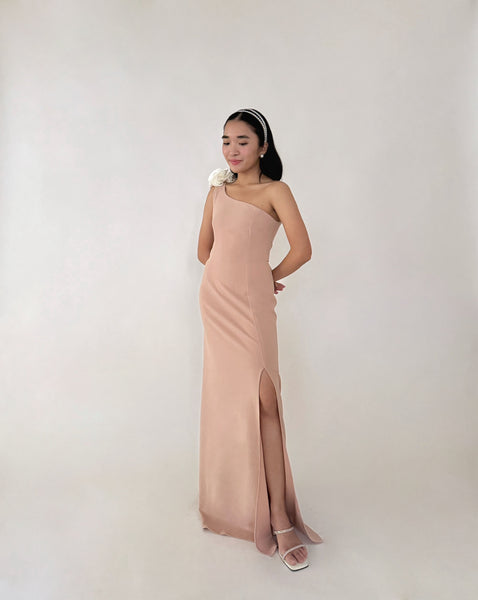 Margaret maxi dress (NUDE BLUSH)