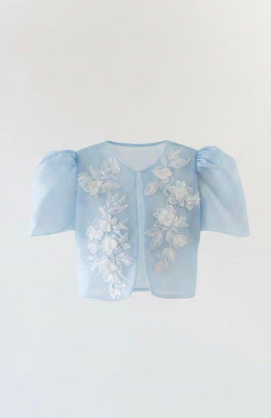 Cristina blazer (POWDER BLUE with Embroidery)