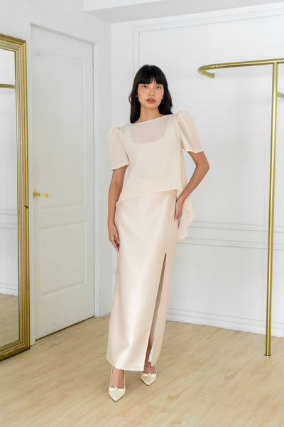 Dalisay skirt (CHAMPAGNE)