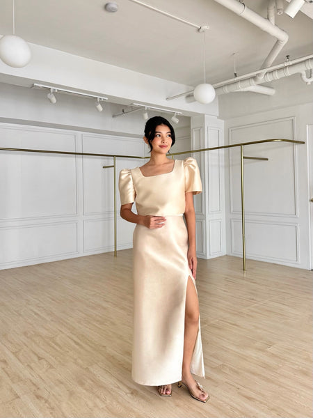 Leonor top (CHAMPAGNE)