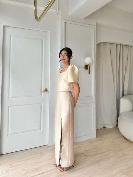 Leonor top (CHAMPAGNE)