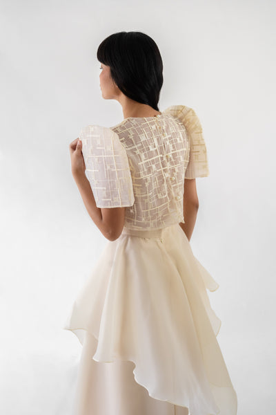 Maria top (ABSTRACT EMBROIDERY)