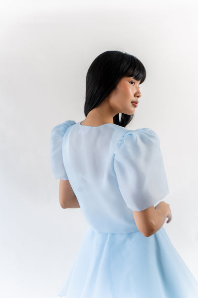 Cristina blazer (POWDER BLUE with Embroidery)