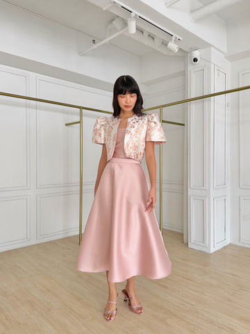 Amihan midi skirt (BLUSH)