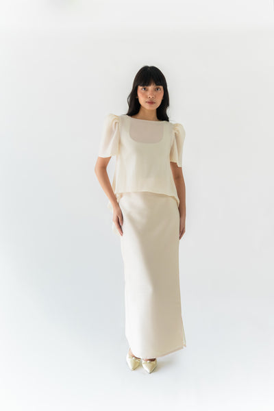 Dalisay skirt (CHAMPAGNE)