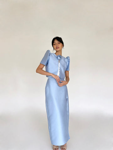 Dalisay skirt (DUSTY BLUE)