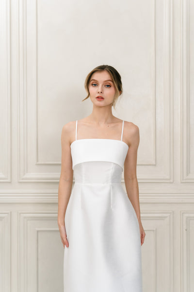 Rebecca maxi dress (WHITE)