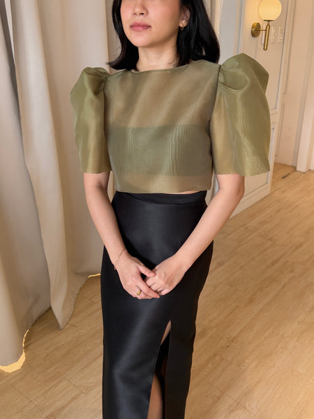 Matilda top (OLIVE GREEN)