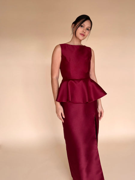 Yumi top (MAROON)