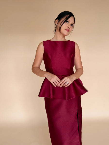 Yumi top (MAROON)