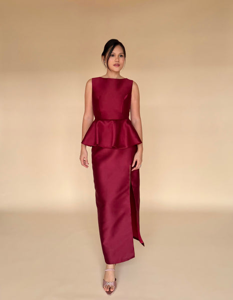 Yumi top (MAROON)