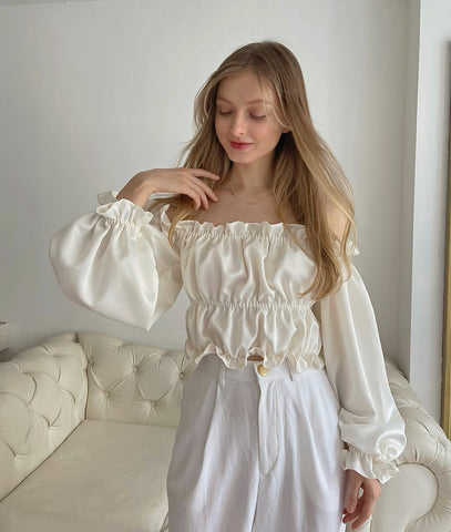 Frankie silk top
